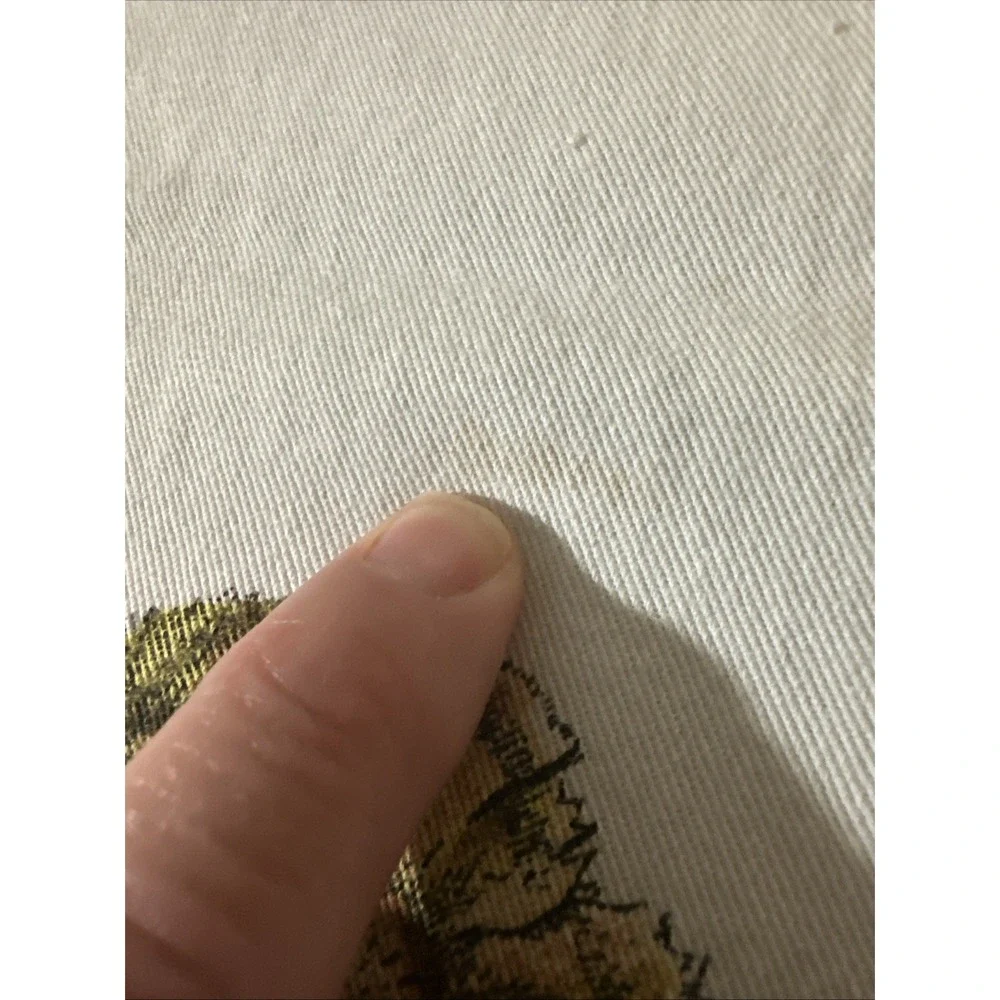 7 Williams Sonoma Turkey Cloth Napkins Thanksgiving Fall Cotton